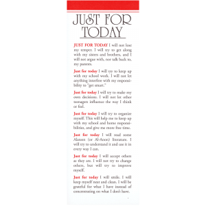 Just for Today, Alateen Bookmark (M-13)